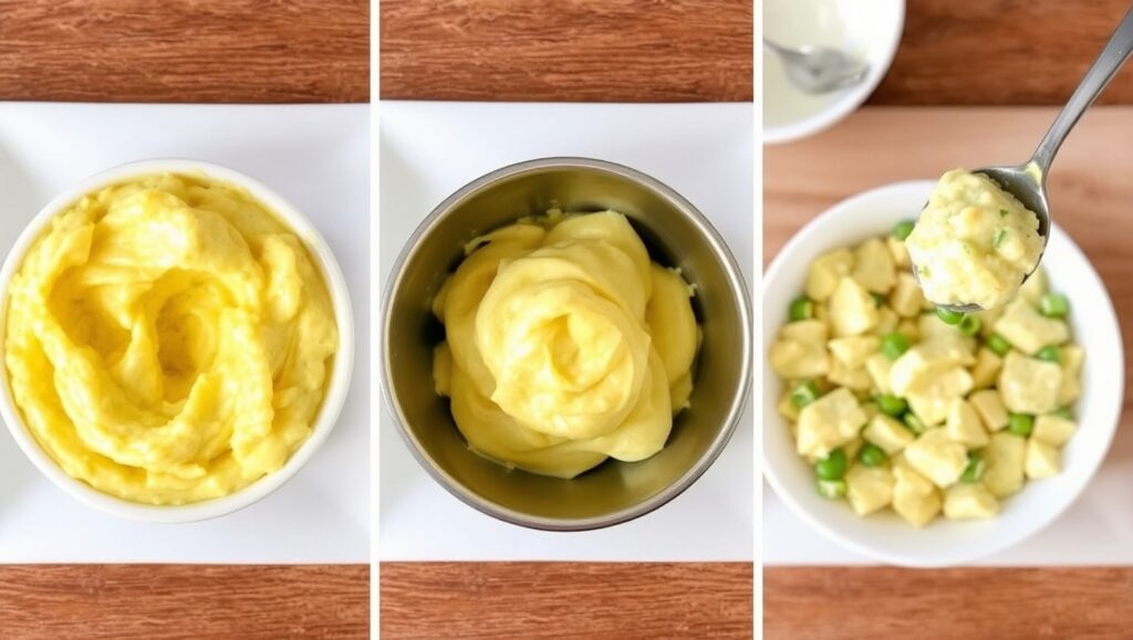 Receta de mayonesa casera en licuadora Como hacer mayonesa casera a mano Como hacer mayonesa casera de ajo Como hacer mayonesa casera peruana Como hacer mayonesa casera sin huevo Mayonesa casera fácil Como hacer mayonesa casera en licuadora Video Como hacer mayonesa casera con huevo duro