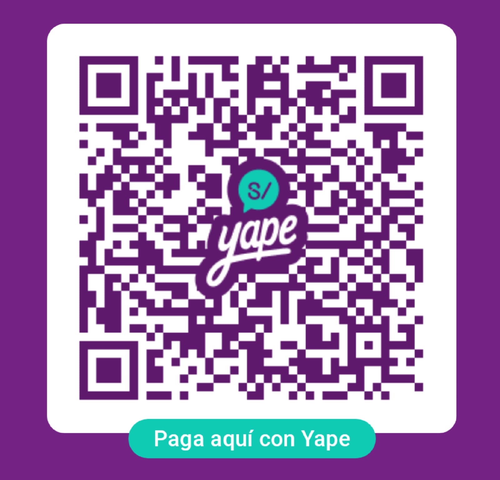 Código QR de Yape