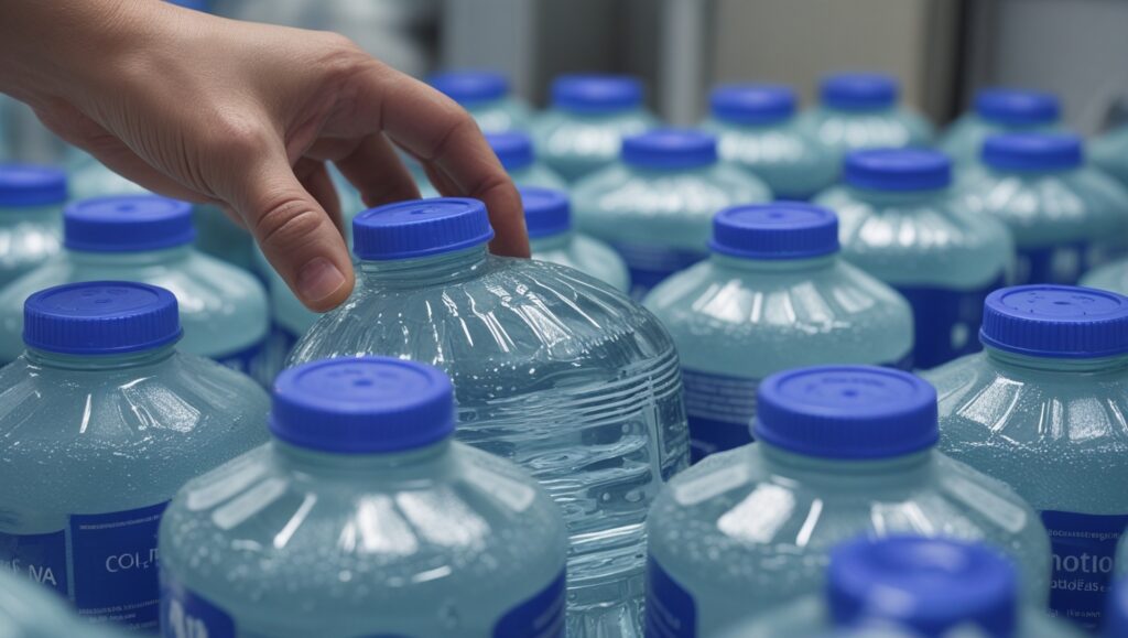 Agua de tomar contaminada