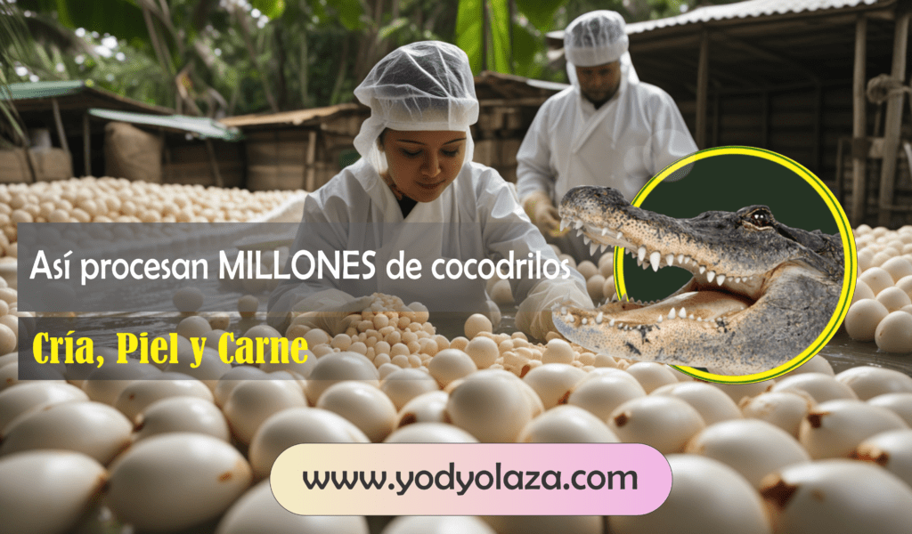 Industria carne de cocodrilos