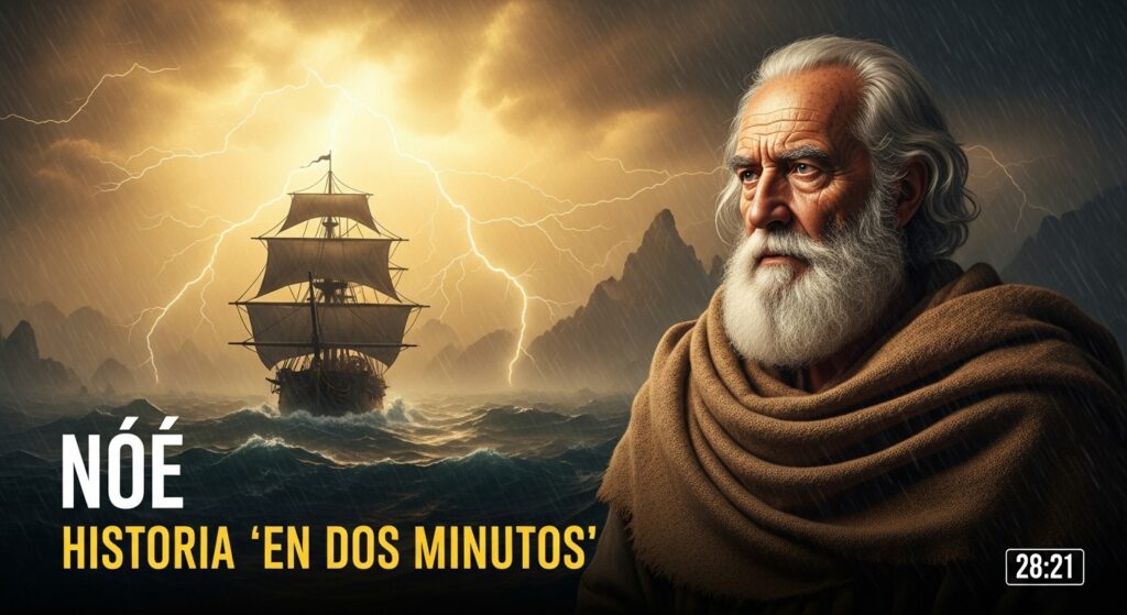 La Fascinante Historia de Noé en la Biblia: Un Resumen Completo ⚡🙏 La historia de Noé en la Biblia es una de las narraciones más conocidas y significativas del Antiguo Testamento, encontrada en el libro de Génesis (Capítulos 6 al 9). Este relato bíblico no solo cautiva por su dramatismo, sino que también ofrece profundas lecciones sobre la fe, la obediencia, el juicio divino y la esperanza de un nuevo comienzo. A menudo buscada como la historia de Noé para niños por su mensaje claro y sus elementos visuales impactantes como el arca y los animales, su relevancia trasciende edades y culturas. En este artículo, exploraremos un resumen de la historia de Noé y el diluvio, detallando los eventos clave desde la perspectiva de la Biblia versículo a versículo, la construcción del arca de Noé Biblia, el cataclismo del Diluvio Universal y el posterior pacto de Dios con la humanidad, simbolizado por el arcoíris. 📖 La Justicia de Noé: Un Hombre Íntegro en un Mundo Corrompido El relato comienza presentando el estado de la humanidad en la época de Noé. La Biblia describe que la maldad del hombre era mucha en la tierra, y que todo designio de los pensamientos de su corazón era de continuo solamente el mal. Dios vio la corrupción y la violencia que llenaban el mundo y le dolió haber creado al ser humano. Sin embargo, en medio de esta generación pervertida, la historia de Noé en la Biblia destaca una excepción: Noé halló gracia ante los ojos de Jehová. La Biblia lo describe como un hombre justo, íntegro entre sus contemporáneos, que caminaba con Dios. Esta distinción fue crucial, ya que la justicia de Noé lo apartó del juicio inminente que caería sobre la tierra. 🏗️ La Construcción del Arca de Noé Biblia: Instrucciones Divinas y Obediencia Fiel Debido a la corrupción generalizada, Dios decidió destruir toda vida sobre la faz de la tierra mediante un gran diluvio. Pero en su gracia, eligió a Noé para preservar la vida. Dios le dio a Noé instrucciones detalladas para construir una enorme embarcación: el arca de Noé. Las dimensiones especificadas por Dios fueron precisas: 300 codos de longitud, 50 codos de anchura y 30 codos de altura. Un codo se estima comúnmente entre 45 y 46 centímetros (aproximadamente 18 pulgadas), lo que resultaría en un arca de aproximadamente 135-137 metros de largo, 22-25 metros de ancho y 13-15 metros de alto. El arca debía ser hecha de madera de ciprés o madera resinosa, con compartimentos internos, y recubierta con brea por dentro y por fuera para hacerla impermeable. Debía tener tres pisos y una abertura o ventana cerca del techo. La historia del arca de Noé resalta la obediencia inquebrantable de Noé. A pesar de la magnitud de la tarea y el escepticismo o la burla de la gente a su alrededor, que nunca habían visto un barco ni experimentado un diluvio, Noé siguió al pie de la letra todas las instrucciones de Dios. Se estima que la construcción pudo haber tomado alrededor de 100 años. 🌊 El Gran Diluvio Universal: 40 Días y 40 Noches Una vez que el arca estuvo terminada, Dios instruyó a Noé a entrar en ella con su familia (su esposa, sus tres hijos Sem, Cam y Jafet, y las esposas de sus hijos, sumando ocho personas en total) y parejas de todos los animales: una pareja de cada especie de animales impuros y siete parejas de cada especie de animales limpios y aves. También debían llevar suficiente comida para todos. Siete días después de que Noé y todo lo que estaba con él entraron al arca, comenzó el Diluvio Universal. Las fuentes del gran abismo se abrieron y las compuertas de los cielos fueron abiertas, y cayó lluvia sobre la tierra durante cuarenta días y cuarenta noches. Las aguas crecieron y cubrieron toda la tierra, incluso las montañas más altas, destruyendo toda vida que no estaba dentro del arca. El arca flotó sobre la superficie de las aguas. Las aguas prevalecieron sobre la tierra durante 150 días antes de que comenzaran a disminuir. ⛰️ La Nueva Esperanza: El Arca en Ararat y la Paloma Después de muchos meses, el arca se posó sobre los montes de Ararat. Las aguas continuaron descendiendo gradualmente. Noé abrió la ventana del arca y envió un cuervo, que voló de un lado a otro hasta que las aguas se secaron. Luego envió una paloma para ver si las aguas se habían retirado de la superficie de la tierra. La primera vez, la paloma no encontró dónde posarse y regresó al arca. Siete días después, Noé envió la paloma de nuevo, y esta vez regresó con una hoja de olivo en su pico, una señal de que las aguas habían disminuido y la vegetación comenzaba a reaparecer. Esperó siete días más y envió la paloma por tercera vez, y esta ya no regresó, indicando que la tierra estaba seca. Finalmente, casi un año después de que comenzó el diluvio, Dios le dijo a Noé que saliera del arca con su familia y todos los animales. Salieron a una tierra renovada, listos para comenzar de nuevo. 🌈 El Pacto del Arcoíris: La Promesa Eterna de Dios Al salir del arca, lo primero que hizo Noé fue construir un altar y ofrecer sacrificios a Dios en agradecimiento por su salvación. Dios se agradó de la ofrenda y estableció un pacto con Noé y con toda la creación. El pacto del arcoíris es una promesa incondicional de Dios de no volver a destruir la tierra con un diluvio. Como señal de este pacto, Dios puso su arco en las nubes, el arcoíris. Cada vez que aparece el arcoíris, sirve como recordatorio de la promesa de Dios a toda criatura viviente sobre la tierra. Este pacto simboliza la fidelidad de Dios y su compromiso con la preservación de la vida. 🤔 Lecciones de la Historia de Noé La historia de Noé en la Biblia va más allá de un simple relato de una gran inundación y un arca. Contiene lecciones atemporales: Fe y Obediencia: La fe de Noé en las advertencias y promesas de Dios, incluso cuando parecían improbables, y su obediencia meticulosa a las instrucciones divinas para construir el arca. Justicia en Medio de la Corrupción: La importancia de vivir una vida justa e íntegra a los ojos de Dios, incluso cuando la sociedad circundante se desvía. El Juicio de Dios: La narrativa muestra las consecuencias del pecado y la maldad, y el juicio de Dios sobre ellos. La Gracia y la Salvación de Dios: A pesar del juicio, Dios ofreció un camino de salvación a través del arca, demostrando su gracia hacia Noé y su familia. Esperanza y un Nuevo Comienzo: El diluvio marcó el fin de una era, pero el pacto del arcoíris simboliza la esperanza de un nuevo comienzo y la fidelidad de Dios para mantener su promesa. Perseverancia: Noé perseveró en la construcción del arca a pesar de las dificultades y el ridículo. Mantener la Mirada en Dios: En medio de la "tempestad", Noé y su familia estaban dentro del arca, con una ventana en la parte superior, recordando la importancia de mirar hacia Dios. Historia de Noé para Niños: Un Recurso Educativo 🧸 La historia de Noé es un recurso fundamental para la educación religiosa de los más pequeños. Su narrativa lineal, los personajes (Noé, su familia, los animales) y los elementos visuales (el arca, la lluvia, el arcoíris) la hacen muy accesible y memorable para los niños. Contar la historia del arca de Noé para niños pdf o a través de videos animados ayuda a introducir conceptos bíblicos clave como la creación, el pecado, el juicio, la salvación y las promesas de Dios de una manera atractiva y fácil de entender. Un resumen de la historia de Noé en la Biblia adaptado para niños suele centrarse en la obediencia de Noé, la gran cantidad de animales en el arca y la hermosa promesa del arcoíris. Conclusión La historia de Noé en la Biblia es un relato poderoso que continúa inspirando a millones de personas en todo el mundo. Desde la justicia de un hombre en una generación corrupta hasta la majestuosa construcción del arca, el cataclismo del diluvio y el esperanzador pacto del arcoíris, cada parte de la narrativa ofrece valiosas enseñanzas para la vida. Ya sea que busques profundizar tu comprensión de la historia de Noé en la Biblia versículo a versículo o desees compartir la historia de Noé para niños, este relato del Génesis es un recordatorio eterno de la soberanía de Dios, las consecuencias del pecado, la importancia de la fe y la obediencia, y la certeza de sus promesas. Es una narrativa de juicio, pero sobre todo, de gracia y un nuevo comienzo para la humanidad.