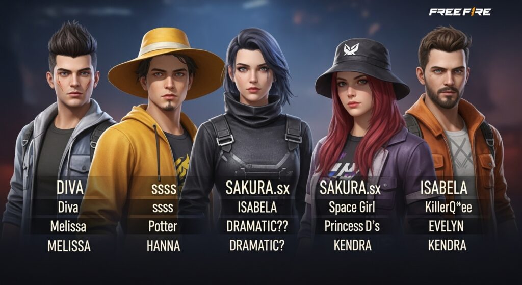 Nombres para Free Fire insanos Nombres para Free Fire ☂ 100 nombres para Free Fire 20 nombres para Free Fire Nombre para Free Fire de mujer Crear nombres para Free Fire Nombres para Free Fire insanos que den miedo Nombres para Free Fire heroicos