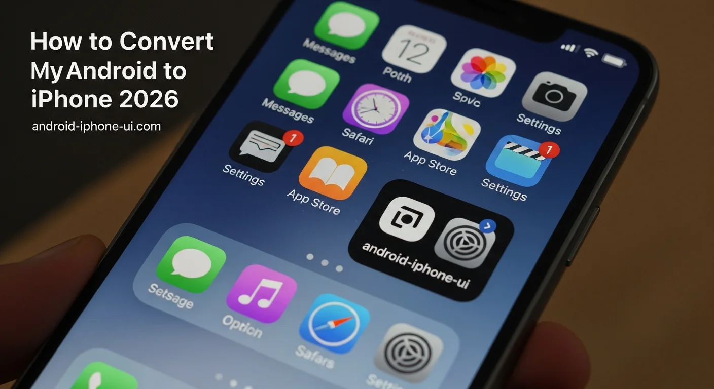 como convertir mi android en iphone 2026