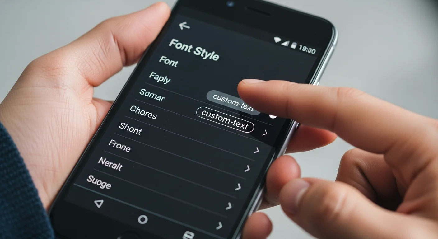 como cambiar la fuente de letra en tu android
