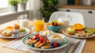 desayuno saludable para niños de 6 a 12 años