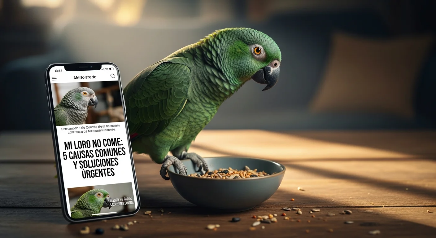 Mi Loro No Come: 5 Causas Comunes y Soluciones Urgentes - porque mi loro no quiere comer