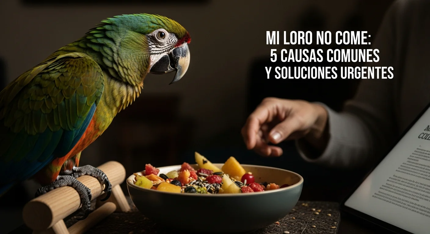 Mi Loro No Come: 5 Causas Comunes y Soluciones Urgentes - porque mi loro no quiere comer