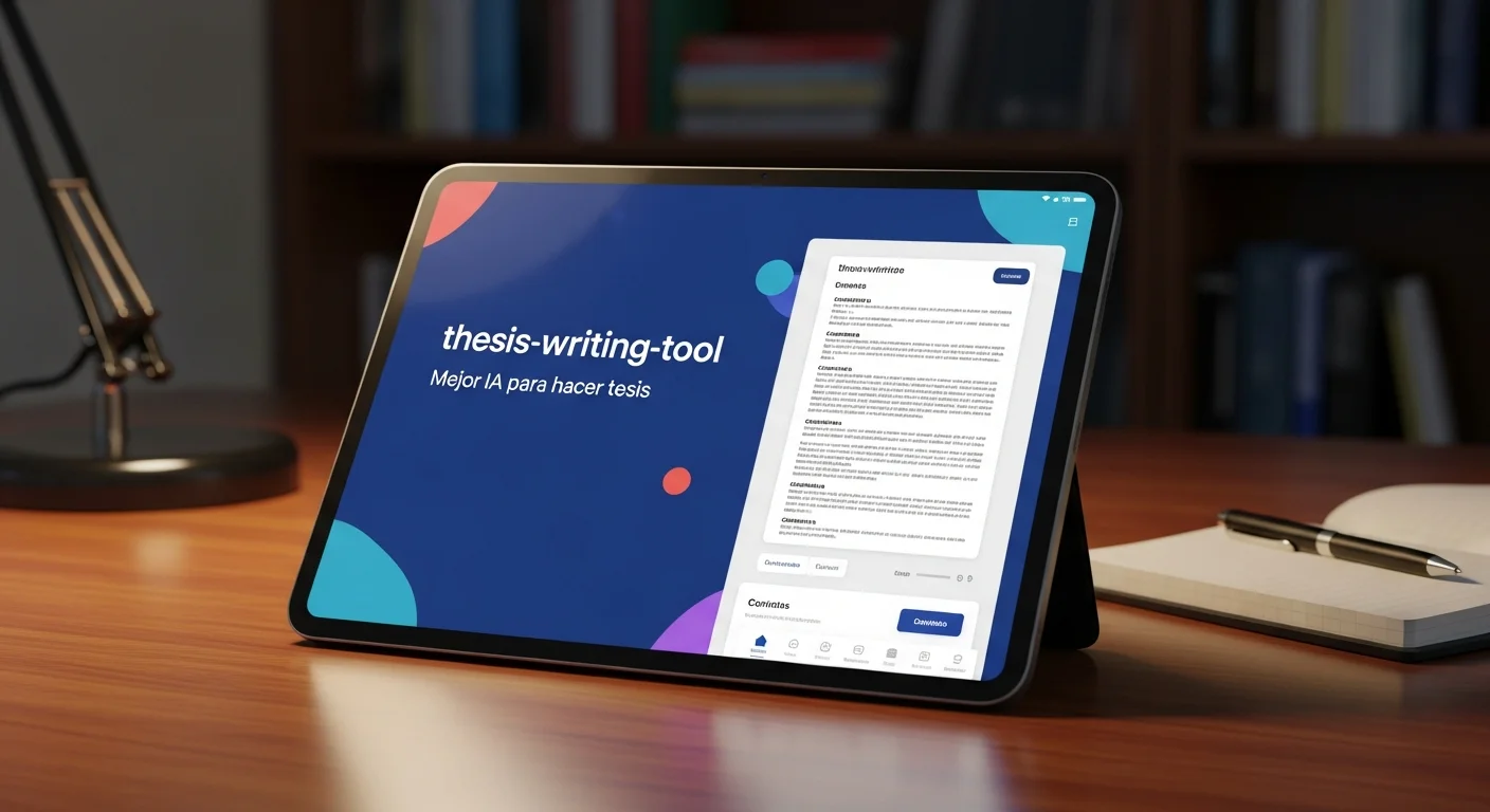 mejor ia para hacer tesis