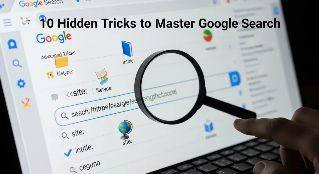 10 Trucos Ocultos para Dominar el Buscador Google - trucos ocultos buscador google featured