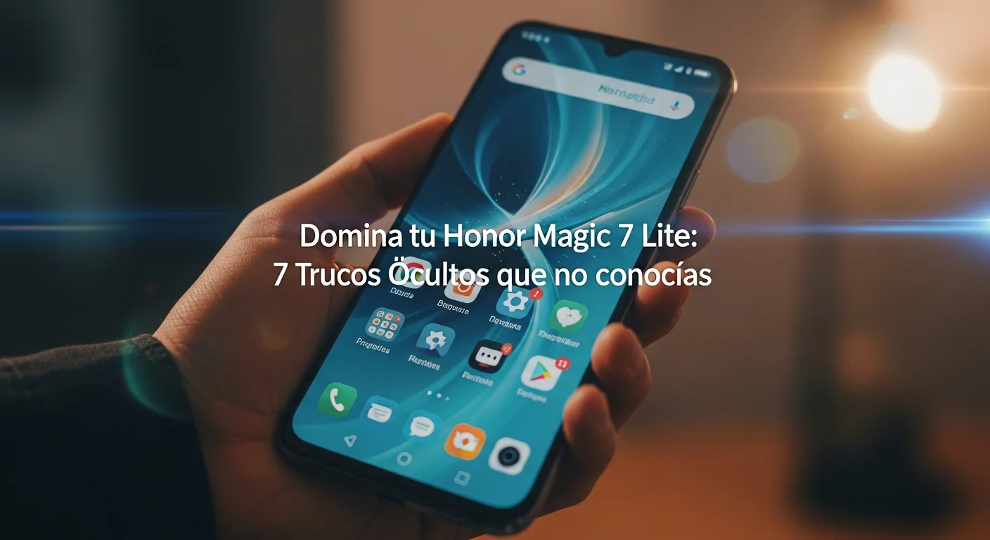 Domina tu Honor Magic 7 Lite: 7 Trucos Ocultos que no conocías - trucos ocultos de honor magic 7 lite