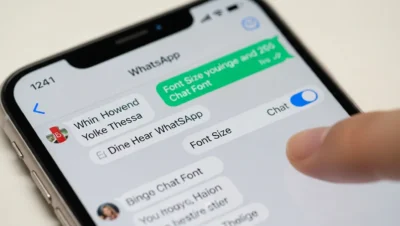 como cambiar la fuente de whatsapp en iphone