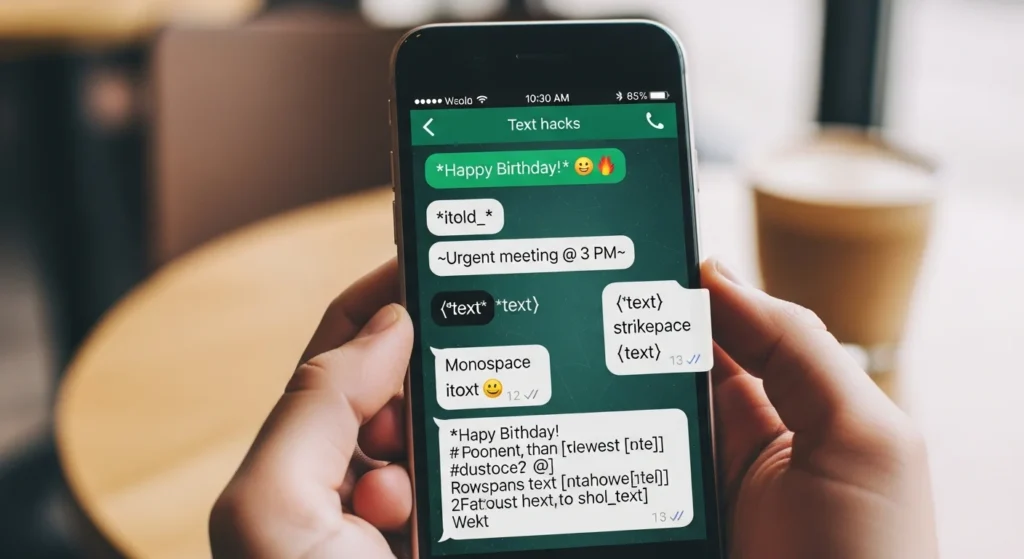 trucos whatsapp texto