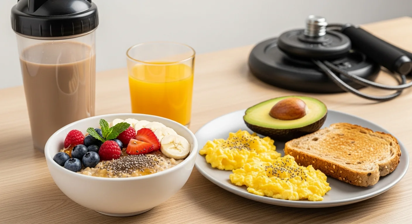 desayuno saludable para aumentar masa muscular